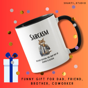 Sarcastisch cadeau voor collega vader vriend broer mok