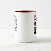 Sarcastisch citaat betekende niet dat je je Button Mok (Midden)