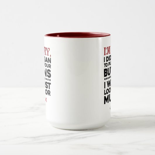 Sarcastisch citaat betekende niet dat je je Button Mok (Midden)