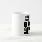 Sarcastisch citaat: Row je boot van een klif Koffiemok (Center)