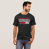 Sarcastisch commentaar laden gelieve sarcastische t-shirt (Voorkant volledig)