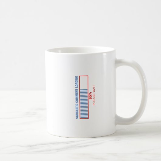 Sarcastisch commentaar laden koffiemok (Rechts)