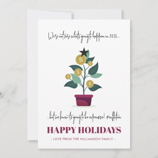 Sarcastisch duur jaar voor Kerstmis 2022 Kaart (Voorkant)