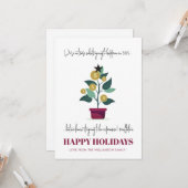 Sarcastisch duur jaar voor Kerstmis 2022 Kaart (Voorkant / Achterkant in situ)