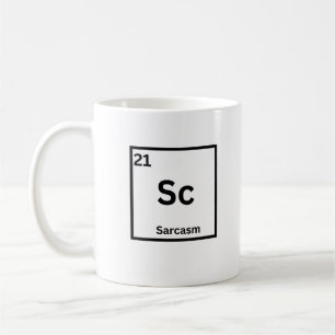 Sarcastisch Element Grappige Wetenschap Humor Koffiemok