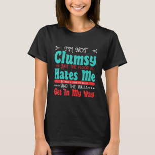 Sarcastisch en grappig Gezegde Ik ben niet onhandi T-shirt