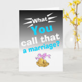 Sarcastisch gelukkige huwelijksverjaardag kaart (Gele Bloem)