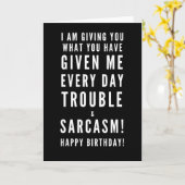 Sarcastisch Gelukkige Verjaardag Wensen voor beste Kaart (Gele Bloem)