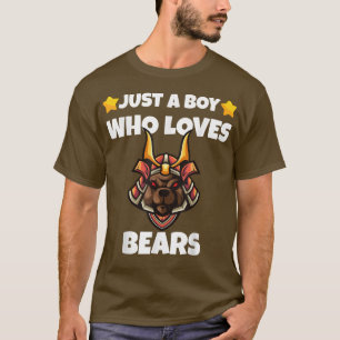 Sarcastisch gewoon een jongen die van Beren houdt  T-shirt