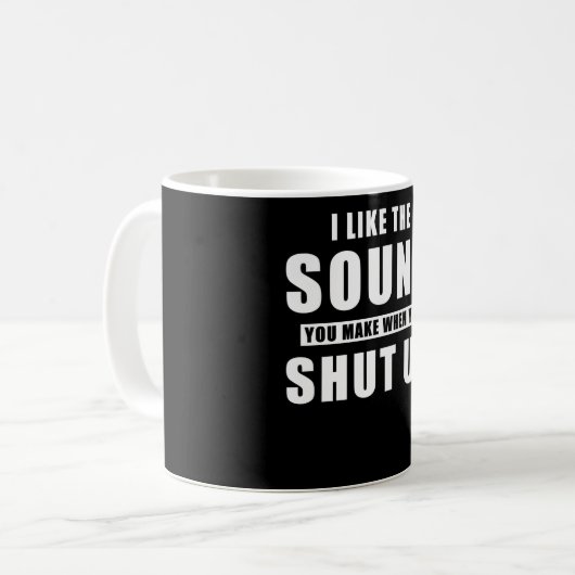 Sarcastisch Gezegde Koffiemok (Voorkant links)