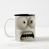 Sarcastisch gezicht 3D Mok (Links)