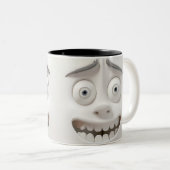 Sarcastisch gezicht 3D Mok (Voorkant rechts)