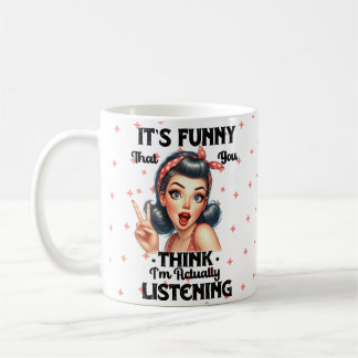 Sarcastisch grappig citaat meisjes ding koffiemok