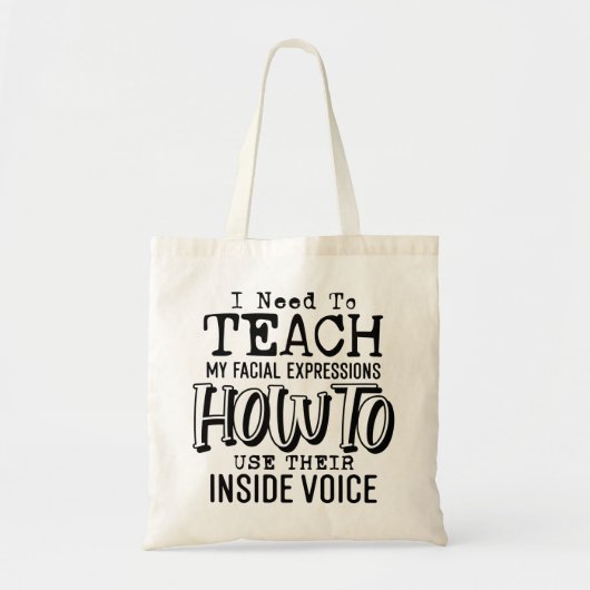 Sarcastisch grappig citaat tote bag (Voorkant)