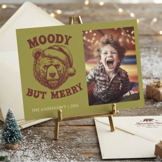 Sarcastisch Grappig Droevig Kerstfeest Feestdagenkaart
