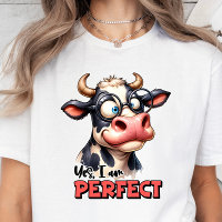 Sarcastisch, Grappig Koe T-shirt