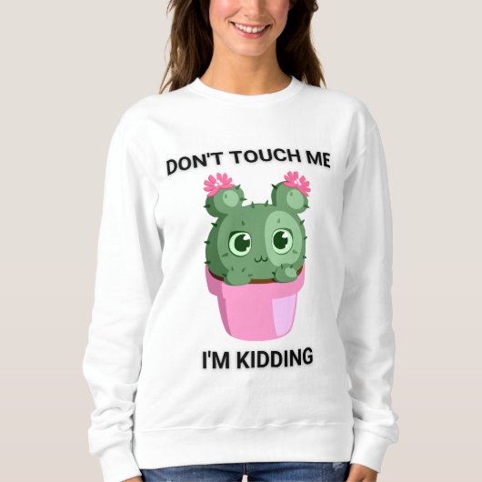 sarcastisch grappig schattig cool love trendy trui (Voorkant)