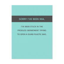 Sarcastisch / grappig Sorry dat je niet van me geh