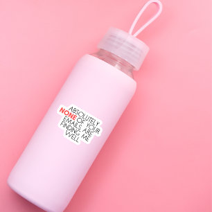 Sarcastisch grappig vinden me goed Sticker