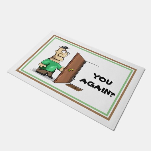 Sarcastisch grappig welkom mat (Schuin)