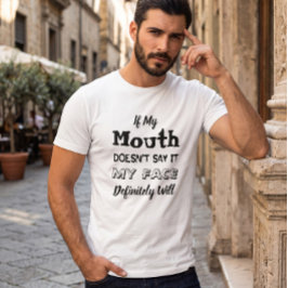 Sarcastisch Grappig Wit T-Shirt
