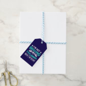 Sarcastisch Grappige Citaat Ontwerp Cadeaulabel (Met Touw)
