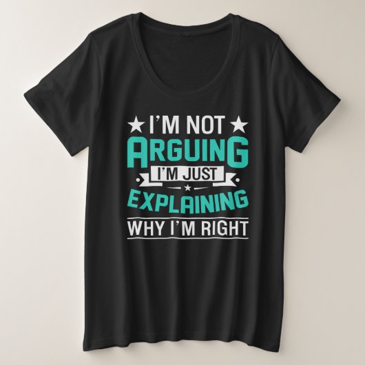 Sarcastisch Grappige Citaat Ontwerp Grote Maat T-shirt (Design voorkant)