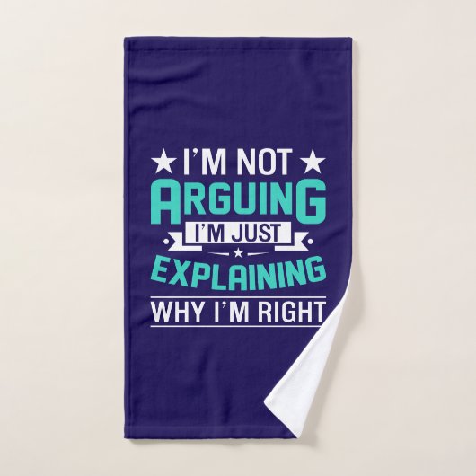 Sarcastisch Grappige Citaat Ontwerp Handdoek (Handdoek)