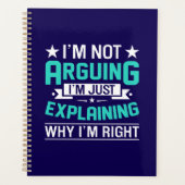 Sarcastisch Grappige Citaat Ontwerp Planner (Voorkant)