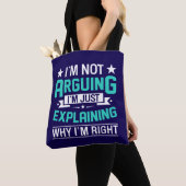 Sarcastisch Grappige Citaat Ontwerp Tote Bag (Dichtbij)