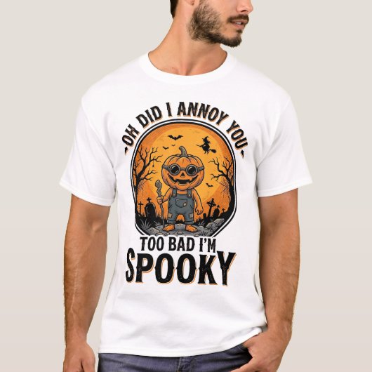 Sarcastisch Halloween T-shirt Grappige Geheime Beg (Voorkant)