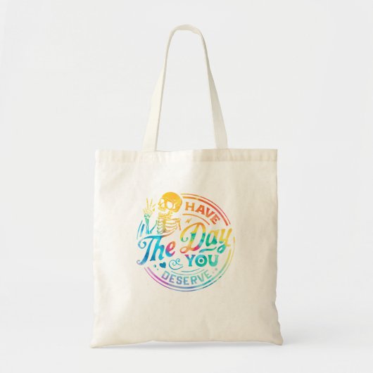 Sarcastisch heeft de dag waarop je Motivatie Qu ve Tote Bag (Voorkant)
