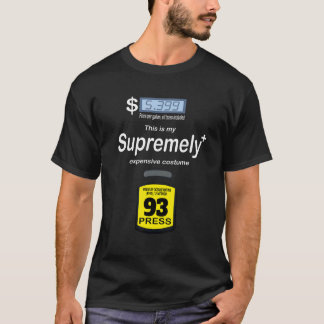 Sarcastisch hoge gasprijzen benzine gaspomp kosten t-shirt