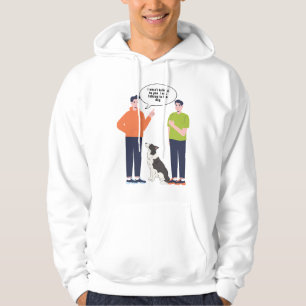 Sarcastisch hondje waar ik niet tegen praatte hoodie