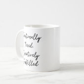 Sarcastisch humorcadeau Funny Creative Artieste Vr Koffiemok (Voorkant links)