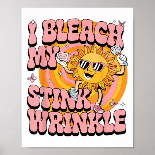 Sarcastisch Ik bleek mijn stinkende rimpel Funny G Poster (Voorkant)