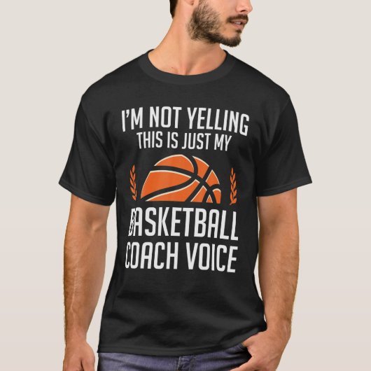 Sarcastisch, ik schreeuw niet dat dit mijn basketb t-shirt (Voorkant)