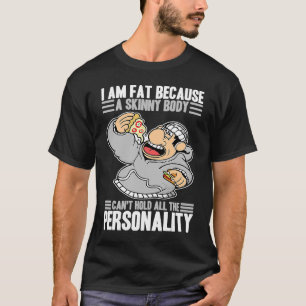 Sarcastisch Ironisch Gezegde Ik ben vetknollen T-shirt