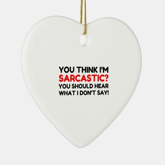 Sarcastisch Keramisch Ornament (Rechts)