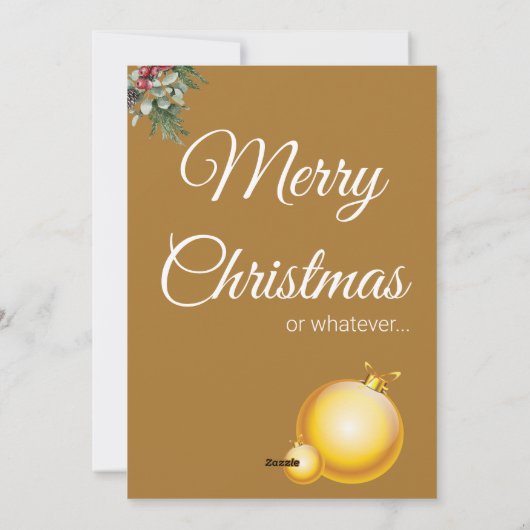 Sarcastisch kerstfeest met jagged Covid Photo Fun Feestdagenkaart (Achterkant)