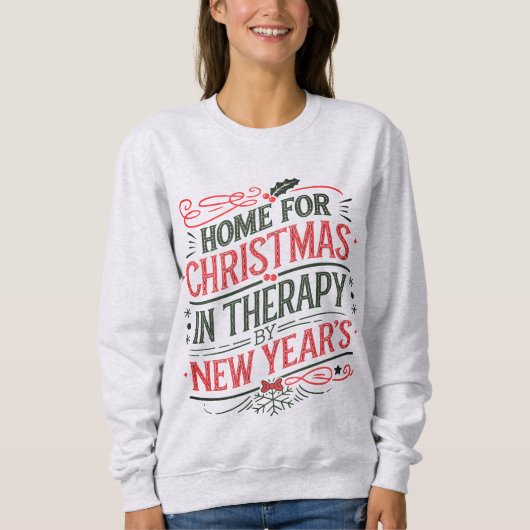 Sarcastisch Kerstfeest Trui (Voorkant)