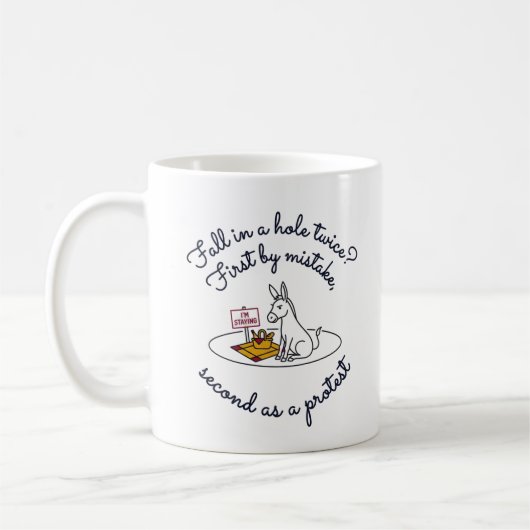 Sarcastisch Koppig Dier Koffiemok (Links)