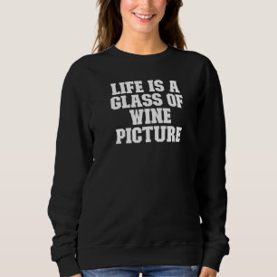 Sarcastisch leven is een glas Afbeelding Trui