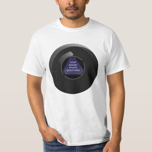 Sarcastisch Magic 8 Ball T-shirt (Voorkant)