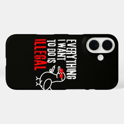 sarcastisch memedier Case-Mate iPhone case (Achterkant (horizontaal))
