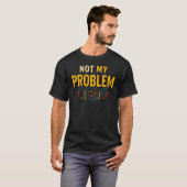 Sarcastisch Minimaal Humor Design T-shirt (Voorkant volledig)