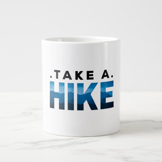 Sarcastisch neemt een heek, Hiking Gift voor Hiker Grote Koffiekop (Voorkant)
