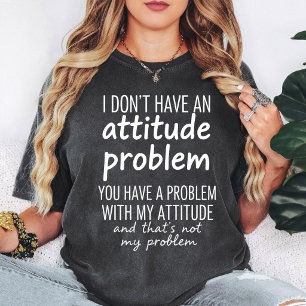 Sarcastisch Probleem Grappig Citaat Cadeau T-shirt
