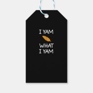 Sarcastisch, Pun I Yam Wat ik Yam, Grappig, Joke, Cadeaulabel