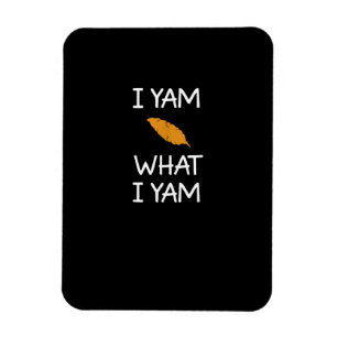 Sarcastisch, Pun I Yam Wat ik Yam, Grappig, Joke,  Magneet